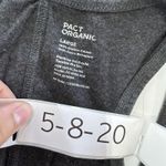 Pact Organic Tank Dress Womens Large Gray 100% Cotton Sleeveless Casual Summer Gray Photo 2