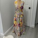 H&M Floral Linen Blend Maxi Dress Photo 3