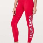 Lululemon Wunder Under Hi-Rise 7/8 Tight *20Y Collection 25" Dark Red Photo 0