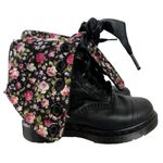 Dr. Martens Dr Doc Martens Triumph Aimilita mirage floral biker leather boots Size 5 Satin Photo 2