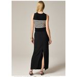 J.CREW. Embellished Sweater Shell Small Black Cream NEW Mirrors Career CG794 Photo 6