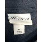 Ava & Viv Women's Striped Short Sleeve Pullover T-Shirt Dress Multicolor Size 1X Photo 4