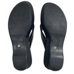 Prada Vintage Thong Flip Flop Platform Wedge Patent Leather Sandals EU 39 US 9 Photo 8