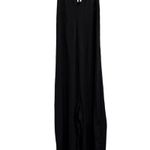 Topshop  Black Satin Lace Up Back One Piece Romper Size Women's 4 Photo 0