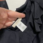 Eberjay Eberjey Loreta Ruffle Scoop Back So Solid Black One‎ Piece Bathing Suit Large Photo 3