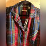 Orvis Holiday Tartan Plaid Button front shirt 16 Photo 3