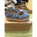 Steve Madden Women's Brinn Mary Jane Platform Espadrille Flats, Denim, Size 7.5 Photo 2