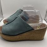Sam Edelman  Shoes blue suede Ranger Platform Sandal size 9.5M E9 Photo 2