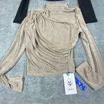 Cider  Ruched Cropped Long Sleeve Top XS Date Night Dressy Lace Lot Of 2 New Tags Photo 1