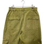 Free People  NWT Ezra Cargo Pants Women’s Size 27 Green Cotton Utility Photo 4