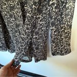 WinterSilks Monochrome Patterned Shirt 100% Silk Black Size undefined Photo 5