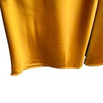 Joie  Satin Wide Leg Palazzo Pants Orange Size 10  Cropped Flat Front Leg Pull On Photo 4