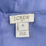 J. Crew Shirt Womens‎ XS Blue Bow Sleeve Peek A Boo Blouse Preppy Office Casual Photo 5
