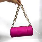 Anthropologie NWT BY
Faux Leather Barrel Shoulder Bag In Pink Photo 2