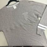 PINK - Victoria's Secret Love  Long Sleeve Tee Spirit Jersey Shirt Gray White NWT Photo 0