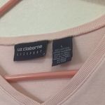Liz Claiborne FINAL MARKDOWN  Pink V-Neck T-Shirt large Photo 1