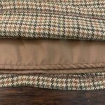 Brandy Melville tan & brown plaid houndstooth mini skirt Photo 4