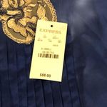 EXPRESS Bright Blue Satin nightgown slip Photo 3