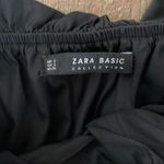 ZARA  Poplin Ruffle off the shoulder top size small Photo 3