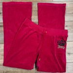 Juicy Couture VINTAGE Hot Pink Velour Flared Low-rise Drawstring Sweatpants Photo 0