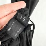 ASOS Design Size 0 Dress Mini Lace Up Back Solid Black Spaghetti Strap 501 Photo 14