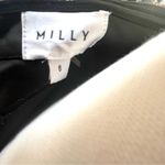 Milly  Women’s Raven Black Vegan Faux Leather Halter Neck Sz 6 Midi Dress BNWT Photo 11