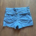 Madewell Shorts Blue High Rise Denim Jeans Cut Offs Frayed Hem Relaxed Fit 33 Photo 1