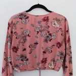 MINKPINK / Revolve Field of Dreams Floral Crop Top in Rose Photo 10