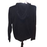 Hilary Radley  Black V-neck Hoodie Pullover Lounging Photo 4