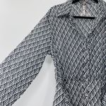 Free People NEW  Rillo Beach Summer Shirtdress Small Black White Lightweight Photo 12