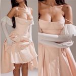 House Of CB ‎ Samaria dress. In color peach parfait. NWOT size XS A-C Photo 9