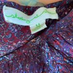 Staring At Stars  Paisley Smocked Yoke Blouse, Size Medium Photo 6