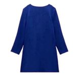 ZARA  Blue Mini Longsleeve Dress(Size Small) Photo 3