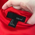 Suzanne Betro Sherri Red Silk Slip Dress Photo 3