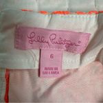 Lilly Pulitzer 100% Cotton Embroidered Marii Skort in Papaya Seashell Eyelet Photo 9