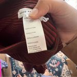 Good American Heavy horizontal Rib Wide Leg ankle Pants in Chocolate003 Size s Photo 8