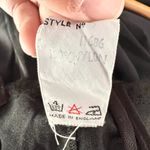 Hardy Amies Lux Lux England Designer Black Sheer Long Slip High Slit Lace Medium Photo 12