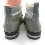 FREDA SALVADOR GRAY LEATHER & SNAKESKIN Photo 6