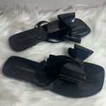 Jeffrey Campbell Sugary Jelly Bow Thong Sandals Black Size 6 Photo 4