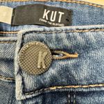 Kut From The Kloth  Size 8 Naomi Fab Ab Straight Leg Distressed Medium Wash Photo 8