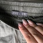 Level 99 Laird Olive Green Linen Viscose Blend Shorts Size M Photo 3