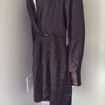 Reformation  Alaine Silk Dress in Black Size 10 NEW Photo 9