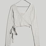 Madewell Ballet Wrap Long Sleeve Top Photo 0