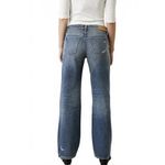 PacSun Jordyn Low Rise Straight Leg Jeans Ripped Dark Blue Wash NWT Cassie Sz 27 Photo 2
