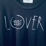 Sol Angeles Anthropologie Graphic T-Shirt Women’s Lover Large Blue Cotton USA Photo 1