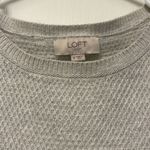 Loft Women's Ann Taylor  Gray Sweaters Rounded Bottom Size Med GUC #3288 Photo 3