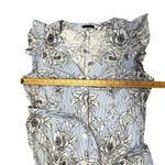 Tommy Hilfiger Light Blue Floral Midi/Maxi Striped Flutter Sleeve Dress Size 16 Photo 10