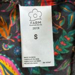 Farm Rio Pineapples Mini Dress Floral Fruit Print Black Orange Size Small Photo 7