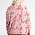 Athleta Sweatshirt Palermo Pink Sundown Tie-Dye Crew Neck Sweatshirt Sz 3X EUC Photo 2