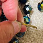 Vintage W Germany Aurora Borealis Rhinestone necklace with clip on Earrings set Photo 6